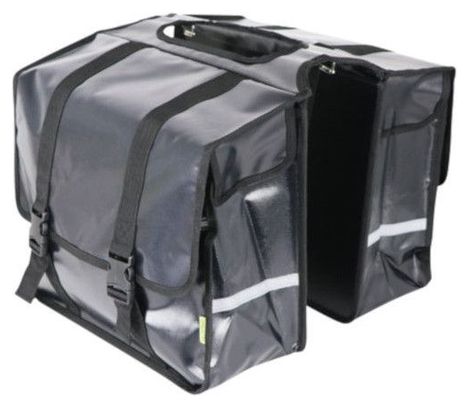 Dresco Sacoche de vélo double Transporter 50 litres bisonyl noir