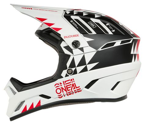 O'neal Backflip Knox Full-Face Mountain Bike Helmet, White/Black