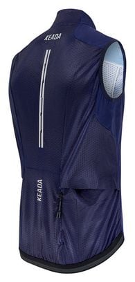 Gilet de Cyclisme Essentiel pour Femme - Bleu Marine