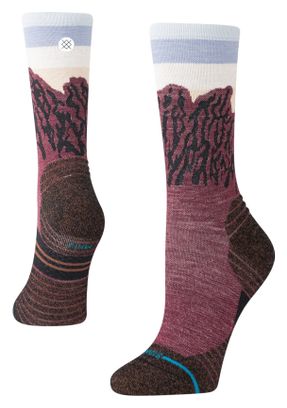 Calcetines de lana Stance The Ridge Light Bordeaux