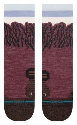 Calcetines de lana Stance The Ridge Light Bordeaux