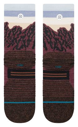 Calcetines de lana Stance The Ridge Light Bordeaux
