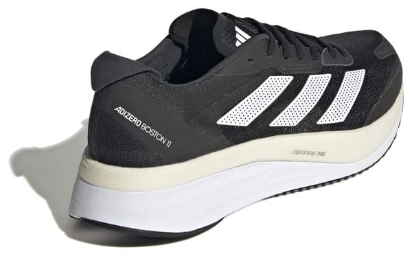 Running-Schuhe adidas running adizero Boston 11 Schwarz Weiß Herren
