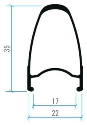 Vision Paire de Roues - Team 35 Comp SL | Clincher - noir/gris