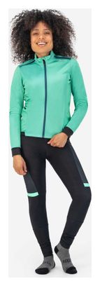 Veste Velo Hiver Rogelli Pesara - Femme - Turquoise/Noir