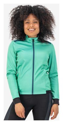 Veste Velo Hiver Rogelli Pesara - Femme - Turquoise/Noir