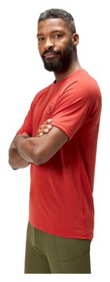 Camiseta técnica Endura Loop roja para hombre