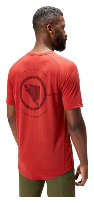 Camiseta técnica Endura Loop roja para hombre