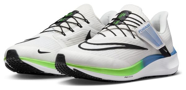 Chaussures de Running Nike Air Zoom Pegasus 39 FlyEase Blanc Vert Bleu