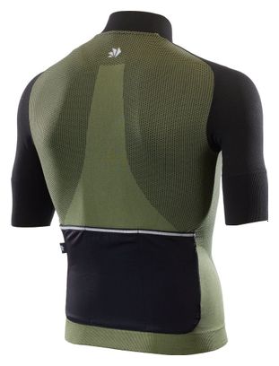 Sixs Clima 2 Korte Mouw Trui Groen / Zwart