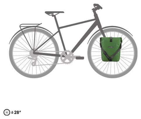 Bolsa para bicicleta Ortlieb Sport-Roller Plus 14.5L Verde Kiwi Musgo