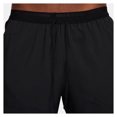 Pantalón Corto Nike Stride 7in 2 en 1 Negro Hombre