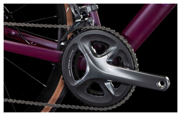 Cube Attain Pro Road Bike Shimano Claris 8S 700 mm Hyper Purple