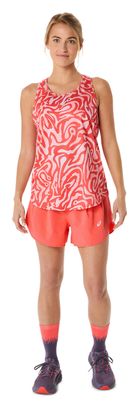 Asics Road Shorts 3.5in Koralle Damen