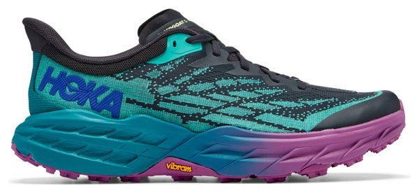 Chaussures Trail Hoka Speedgoat 5 Bleu/Vert/Violet Homme