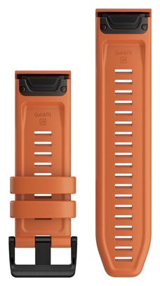 Garmin QuickFit 26 mm Muñequera de silicona Ember Orange