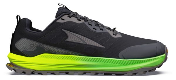 Altra Lone Peak 9+ Men's Trail Running Shoes - Black/Green