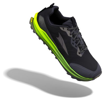 Altra Lone Peak 9+ Men's Trail Running Shoes - Black/Green