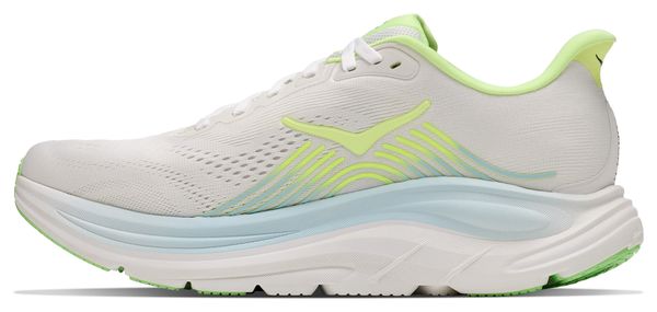 Zapatillas de running Hoka Clifton 11 blancas/azules para mujer