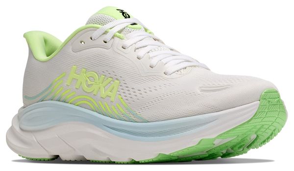 Zapatillas de running Hoka Clifton 11 blancas/azules para mujer