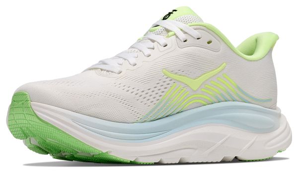 Zapatillas de running Hoka Clifton 11 blancas/azules para mujer