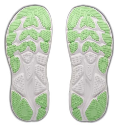 Zapatillas de running Hoka Clifton 11 blancas/azules para mujer