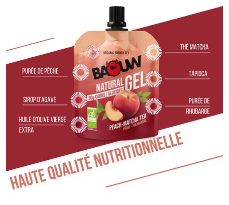 Baouw Natural Energy Gel Peach / Tea 85 grams