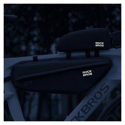 Sacoche de vélo Rockbros pour cadre sous le tube supérieur 2.9L - Noir