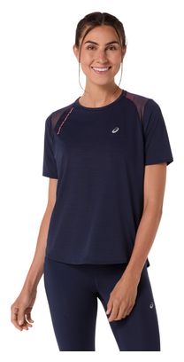 Maglia a maniche corte Asics Road blu da donna
