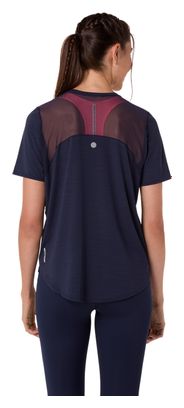 Maglia a maniche corte Asics Road blu da donna