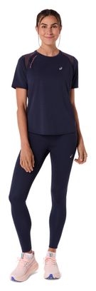 Maglia a maniche corte Asics Road blu da donna