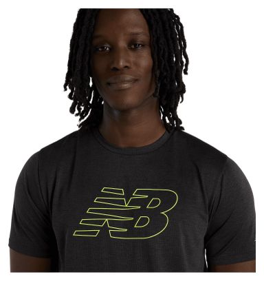 New Balance RC Essential Graphic v2 Men's Short Sleeve Jersey, Black