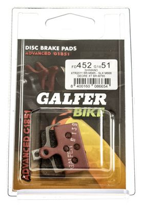 GALFER SHIMANO XTR 985 / XT 785 / SLX 666 Metallic ADVANCED G1851 Brake Pads