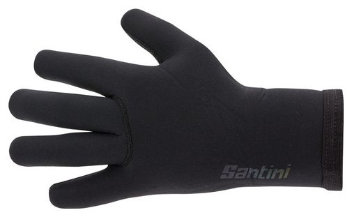 Lange Winterhandschuhe Santini Shield Schwarz