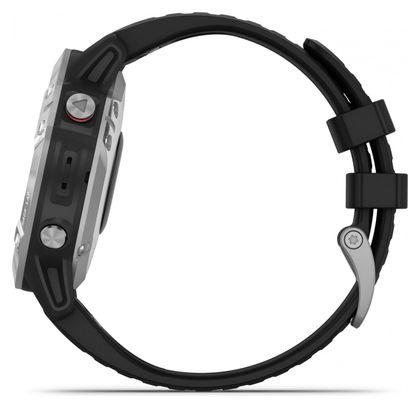 Garmin fenix 6 GPS Watch Silver with Black Band