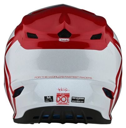 Troy Lee Designs GP Overload Volledig Gelaat Helm Rood/Wit