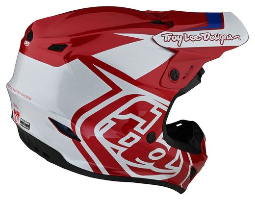 Troy Lee Designs GP Overload Volledig Gelaat Helm Rood/Wit