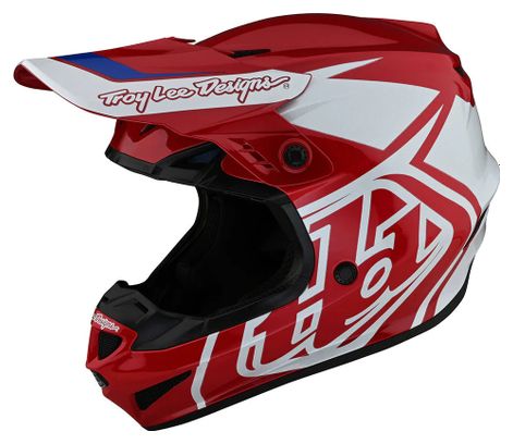 Troy Lee Designs GP Overload Volledig Gelaat Helm Rood/Wit