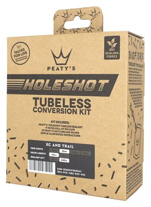 Peaty's XC / Urban 25 mm Tubeless Conversion Kit