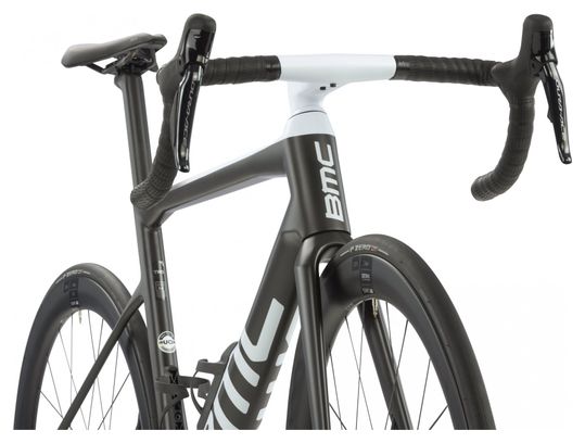 Vélo de Route BMC Teammachine SLR01 Two Shimano Dura-Ace Di2 12V 700 mm Gris Carbon Blanc 2023