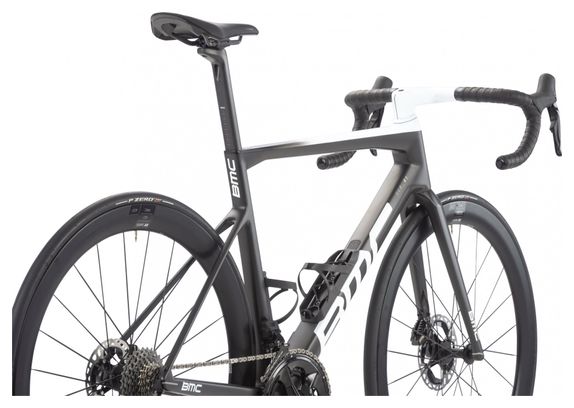 Vélo de Route BMC Teammachine SLR01 Two Shimano Dura-Ace Di2 12V 700 mm Gris Carbon Blanc 2023