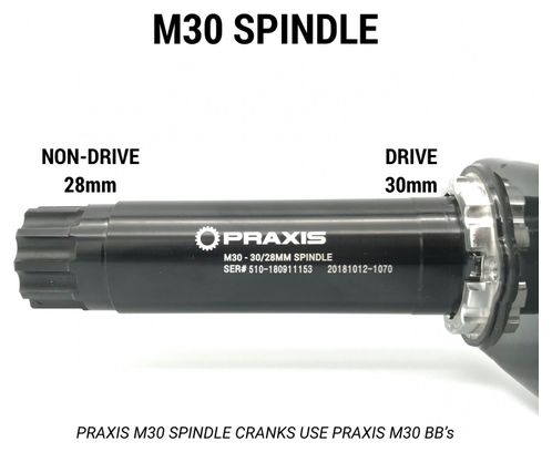Praxis Works M30 T47 IB Road / MTB Screw-in Box
