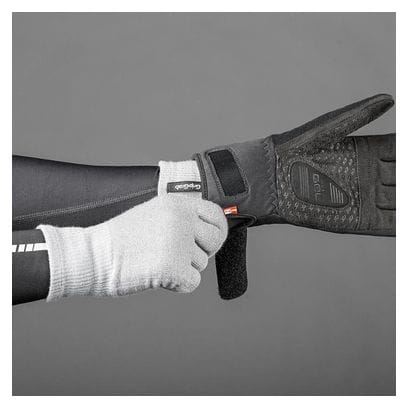 Lange Handschuhe GRIPGRAB Merino Liner Grey
