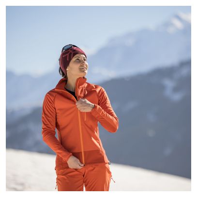 AYAQ Shandar Orange Women's Windbreaker Jacket