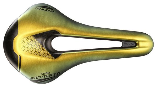 Selle San Marco Shortfit 2.0 Racing Sattel Iridescent Gold