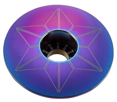 Supacaz Star Capz Oil Slick (anodized)