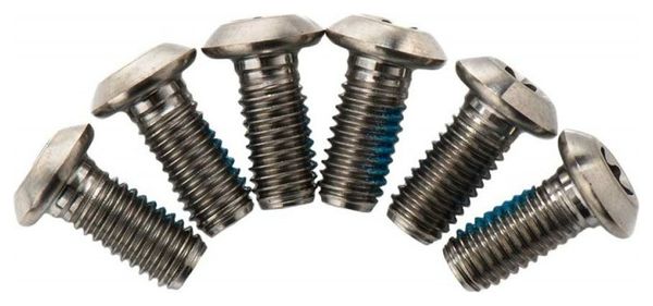 Juego de 6 tornillos de rotor TRP Ti T25