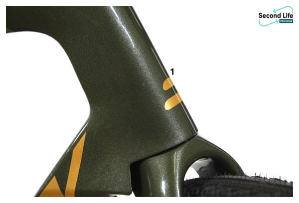 Refurbished product - Gravel Bike Ridley Kanzo Fast Shimano GRX 800 1x11V 700 mm Green Camouflage 2022