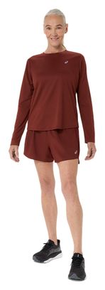 Short Asics Core 4in Rouge Femme