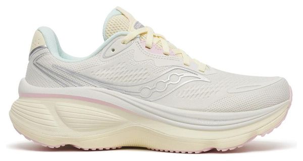 Zapatillas de running Saucony Hurricane 26 blancas/beige para mujer